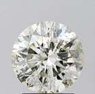 2.00ct Round Natural Diamond (Colour K, Clarity I1, Cut EX, IGI Certified)