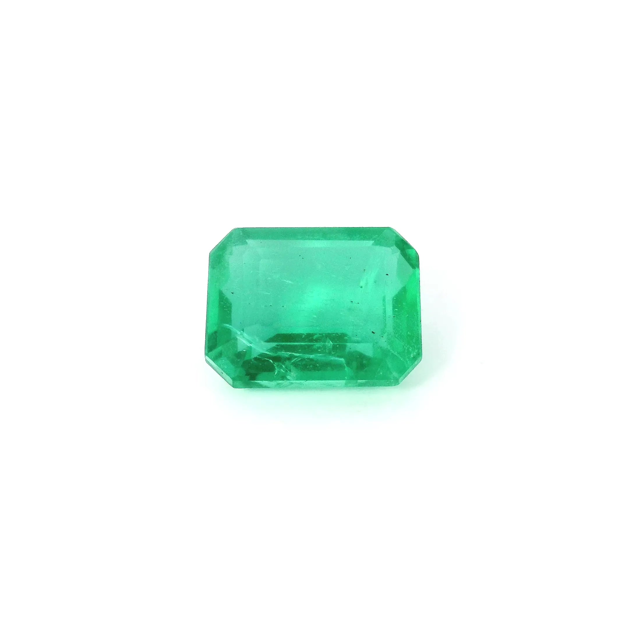 2.02ct Octagonal Natural Emerald (Colour Green, Clarity Slightly Included, Cut Step)