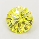 2.03ct Round Lab Grown Diamond (Colour Fancy Intense Yellow, Clarity VVS1, Cut ID, IGI Certified)