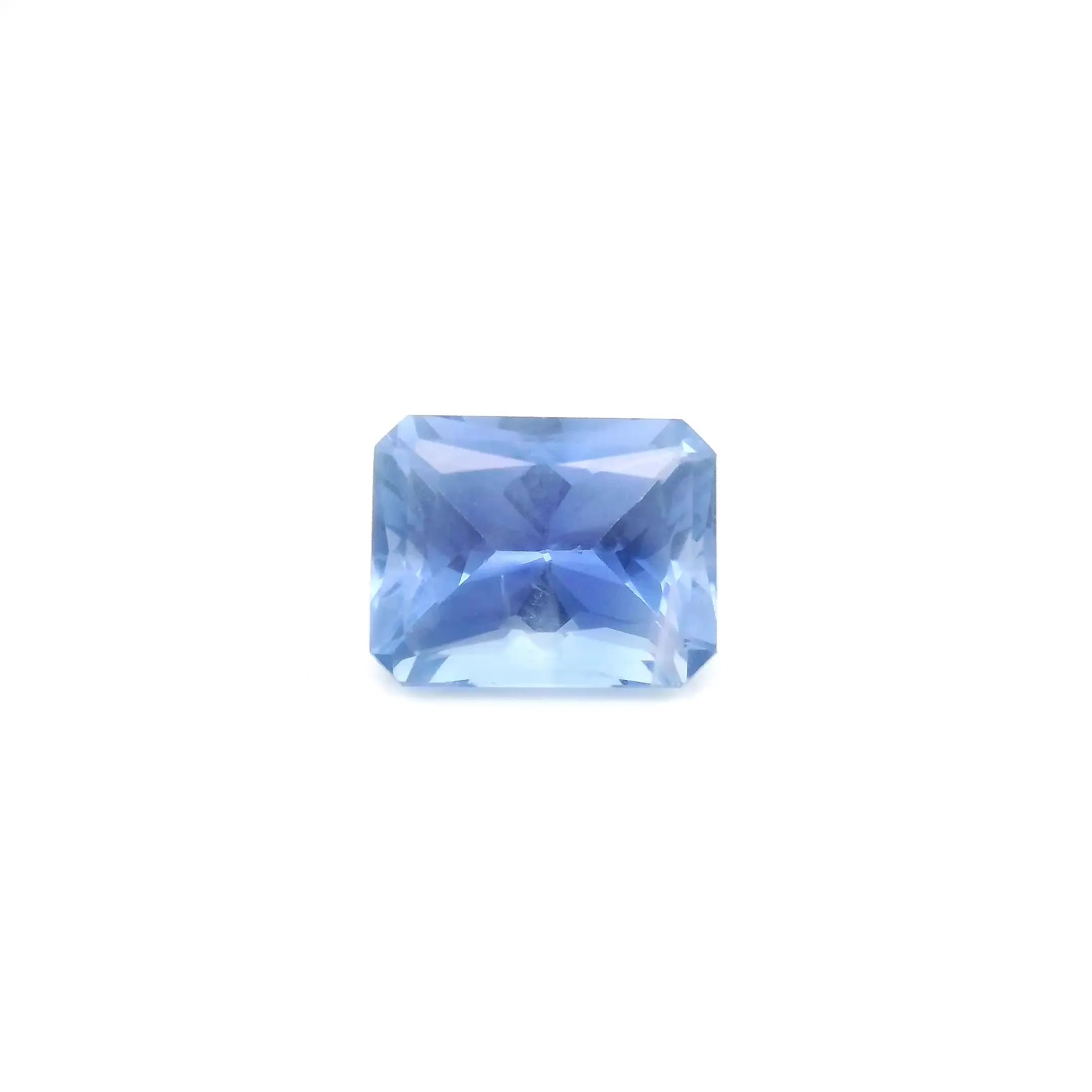 2.06ct Octagonal Natural Sapphire (Colour Blue, Clarity Slightly Included, Cut Faceted)
