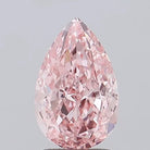 2.06ct Pear Lab Grown Diamond (Colour Fancy Vivid Pink, Clarity VS1, IGI Certified)