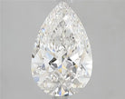 2.08ct Pear Lab Grown Diamond (Colour F, Clarity VVS1, IGI Certified)