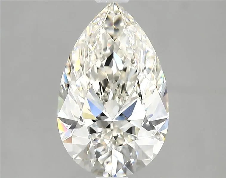 2.08ct Pear Natural Diamond (Colour I, Clarity IF, Cut EX, GIA Certified)