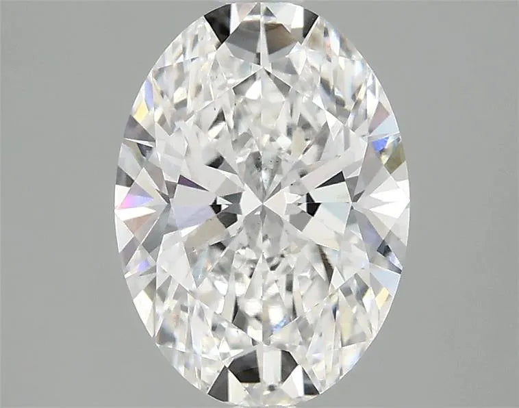 2.18ct Oval Lab Grown Diamond (Colour E, Clarity VS2, IGI Certified)
