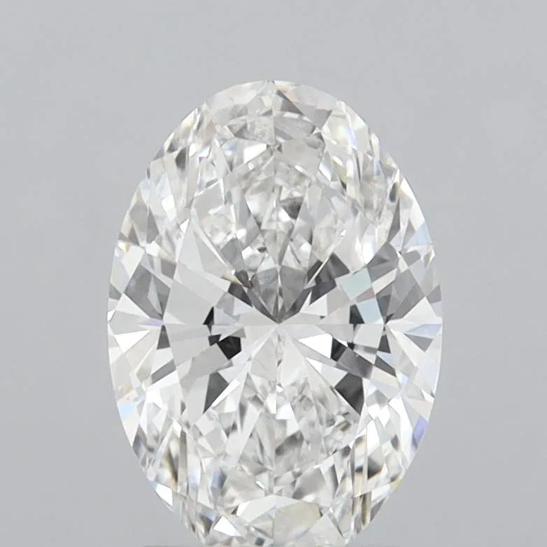 2.50ct Oval Lab Grown Diamond (Colour D, Clarity VVS2, IGI Certified)