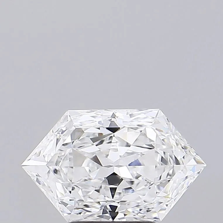 2.53ct Hexagonal Lab Grown Diamond (Colour D, Clarity VVS2, IGI Certified)
