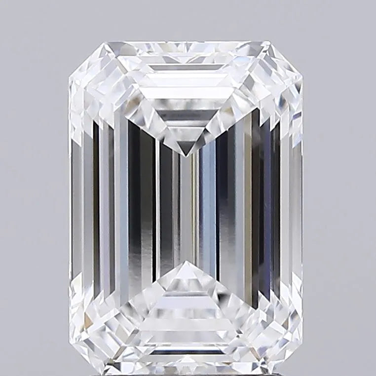 2.55ct Emerald Lab Grown Diamond (Colour D, Clarity VVS1, IGI Certified)