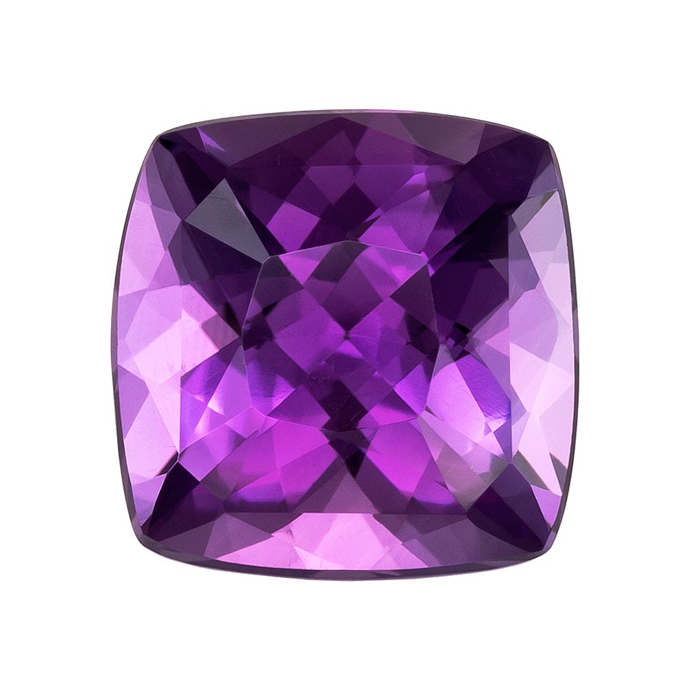 2.67ct Cushion Natural Amethyst (Colour Purple, Clarity Eye Clean, Cut Faceted)