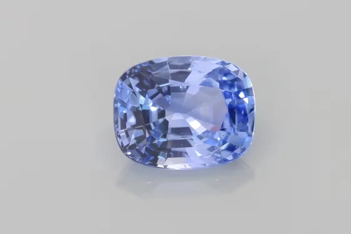 2.94ct Cushion Natural Sapphire (Colour Blue, Clarity Eye Clean, Cut Faceted)