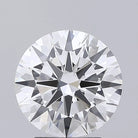 2.94ct Round Lab Grown Diamond (Colour F, Clarity VVS2, Cut ID, IGI Certified)