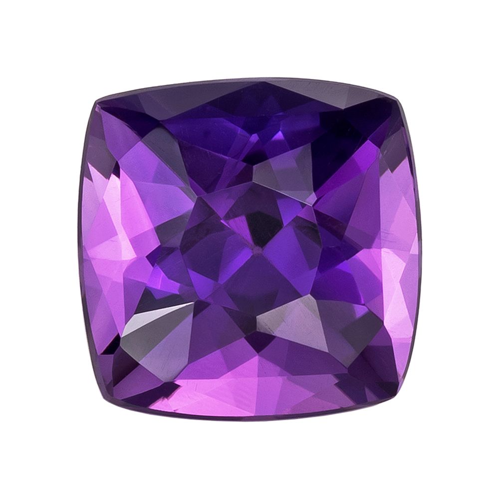 2.96ct Cushion Natural Amethyst (Colour Purple, Clarity Eye Clean, Cut Faceted)