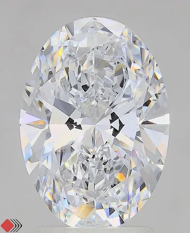 3.00ct Oval Lab Grown Diamond (Colour D, Clarity IF, IGI Certified)