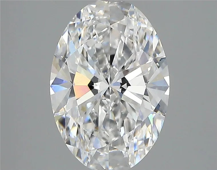 3.00ct Oval Lab Grown Diamond (Colour D, Clarity VVS2, IGI Certified)