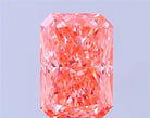 3.00ct Radiant Lab Grown Diamond (Colour Fancy Vivid Pink, Clarity VS1, IGI Certified)