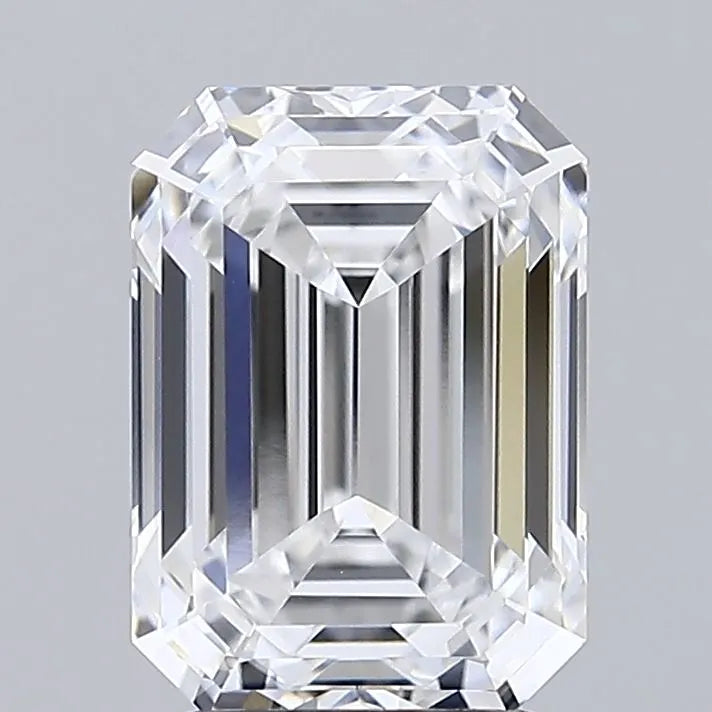3.01ct Emerald Lab Grown Diamond (Colour D, Clarity IF, IGI Certified)