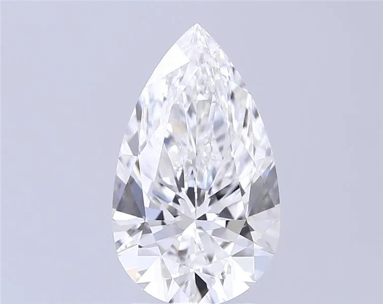 3.07ct Pear Lab Grown Diamond (Colour F, Clarity VVS2, IGI Certified)