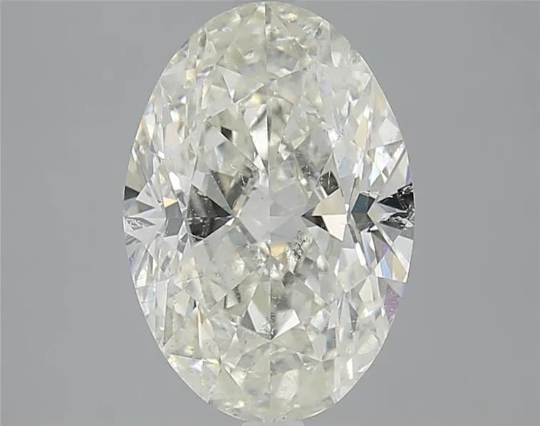3.51ct Oval Natural Diamond (Colour J, Clarity SI2, Cut VG, IGI Certified)