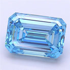 3.64ct Emerald Lab Grown Diamond (Colour Fancy Vivid Blue, Clarity VS1, IGI Certified)