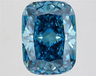 3.86ct Cushion modified Lab Grown Diamond (Colour Fancy Vivid Blue, Clarity VS1, IGI Certified)