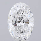 4.00ct Oval Lab Grown Diamond (Colour D, Clarity VVS2, IGI Certified)