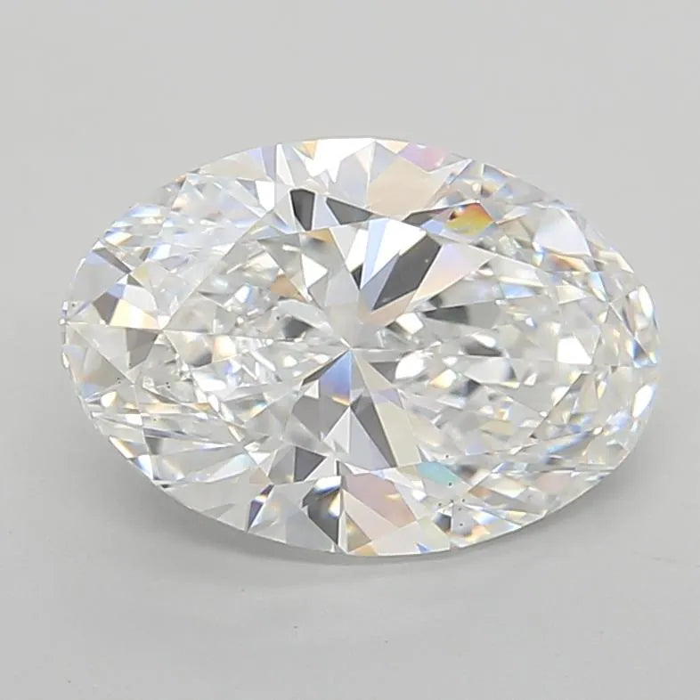 4.00ct Oval Lab Grown Diamond (Colour E, Clarity VS1, IGI Certified)