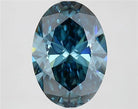 4.00ct Oval Lab Grown Diamond (Colour Fancy Deep Blue, Clarity VS1, IGI Certified)