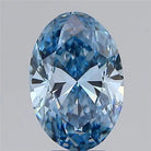 4.02ct Oval Lab Grown Diamond (Colour Fancy Intense Blue, Clarity VS2, IGI Certified)