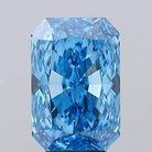 4.02ct Radiant Lab Grown Diamond (Colour Fancy Vivid Blue, Clarity VS1, IGI Certified)