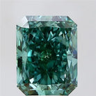 4.03ct Radiant Lab Grown Diamond (Colour Fancy Vivid Green, Clarity VS1, IGI Certified)