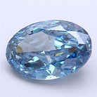 4.05ct Oval Lab Grown Diamond (Colour Fancy Vivid Blue, Clarity VS2, IGI Certified)