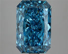 4.10ct Radiant Lab Grown Diamond (Colour Fancy Vivid Blue, Clarity VS1, IGI Certified)