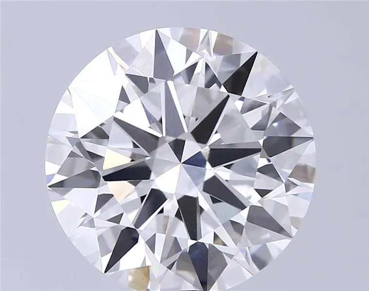 5.00ct Round Lab Grown Diamond (Colour D, Clarity VVS2, Cut EX, IGI Certified)