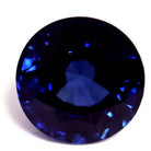 5.01ct Round Natural Sapphire (Colour Blue, Clarity Slightly Included, Cut Faceted)