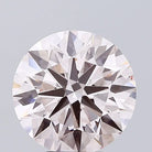 5.04ct Round Lab Grown Diamond (Colour Fancy Light Pink, Clarity VS2, Cut ID, IGI Certified)