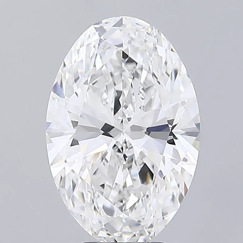 6.10ct Oval Lab Grown Diamond (Colour E, Clarity VVS2, IGI Certified)