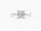 14K White Gold Heritage Asscher Solitaire Engagement Ring