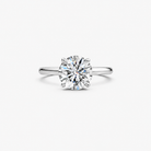 14K White Gold Heritage Round Solitaire Engagement Ring