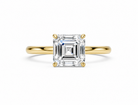 14K Yellow\ Gold Heritage Asscher Solitaire Engagement Ring