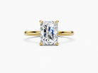 14K Yellow Gold Heritage Radiant Solitaire Engagement Ring