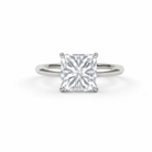 Jacob Mercari 14K White Gold Lab-Grown Diamond Princess Cut Solitaire Engagement Ring
