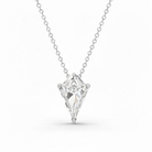 Jacob Mercari 14K Yellow Gold Kite Cut Lab-Grown Diamond Solitaire Necklace