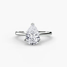 Jacob Mercari Pear-shaped lab diamond 14K Gold Engagement Ring