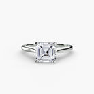 14K Gold Lab Diamond Engagement ring with a square-cut Jacob Mercari