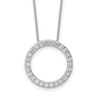 Jacob Mercari 14K Gold Lab Grown Diamond 1ct Circle Slide Necklace