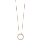 Jacob Mercari 14K Gold Lab Grown Diamond 1ct Circle Slide Necklace