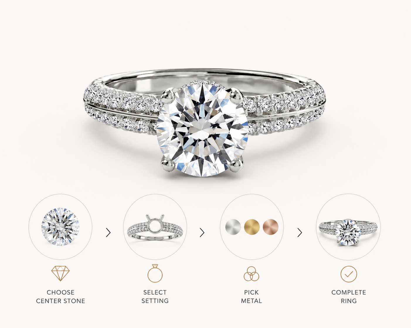 Jacob Mercari Engagement Ring Ring Builder Image