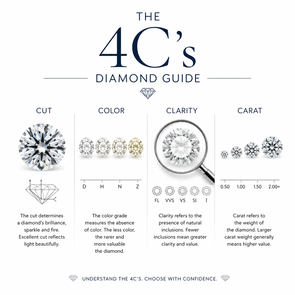 Jacob Mercari The 4C's Diamond Guide
